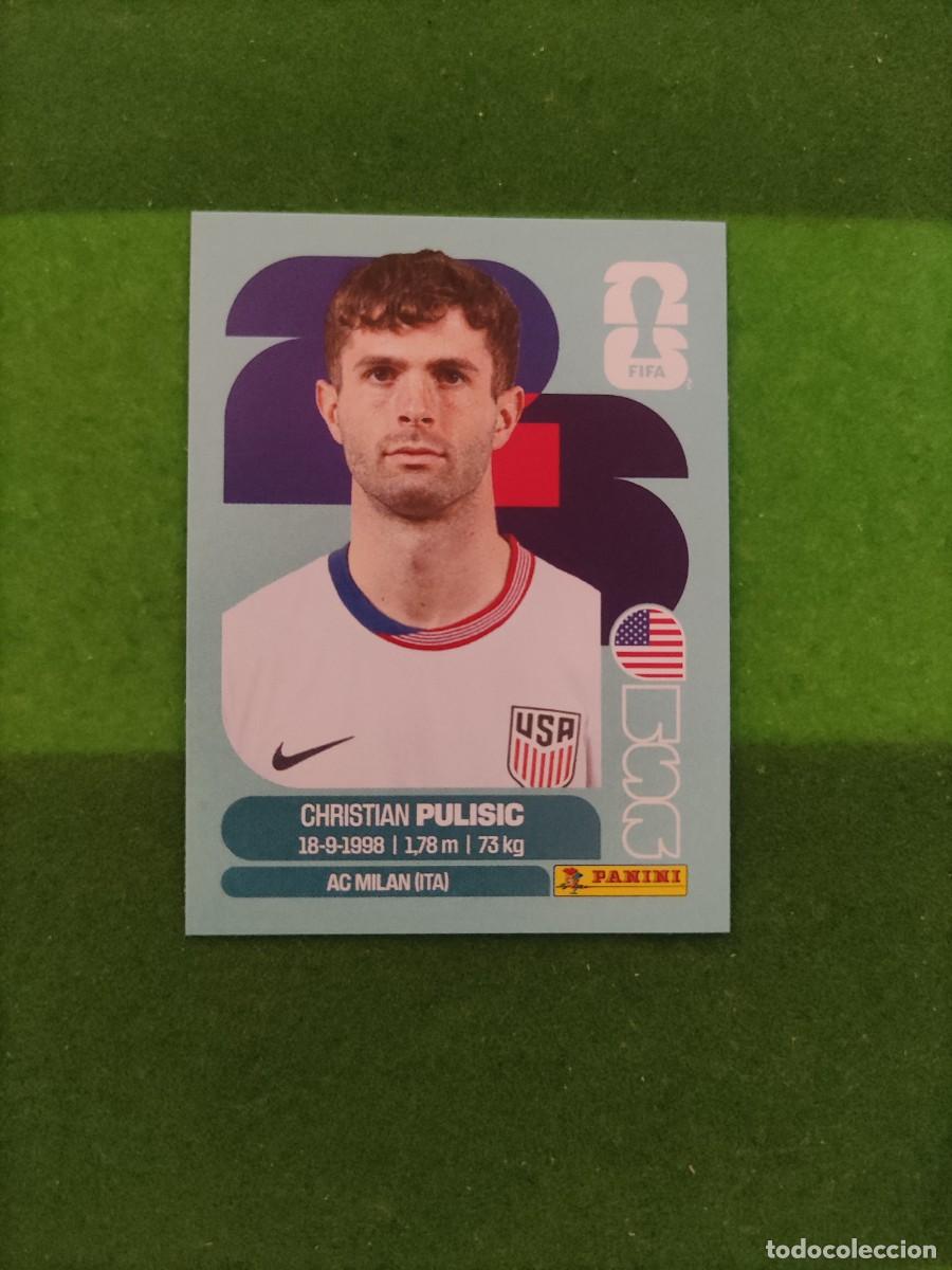 Cromos de F&uacute;tbol: Pulisic Estados Unidos USA 16 Sticker Mundial 2026 FIFA World Cup / Sin pegar