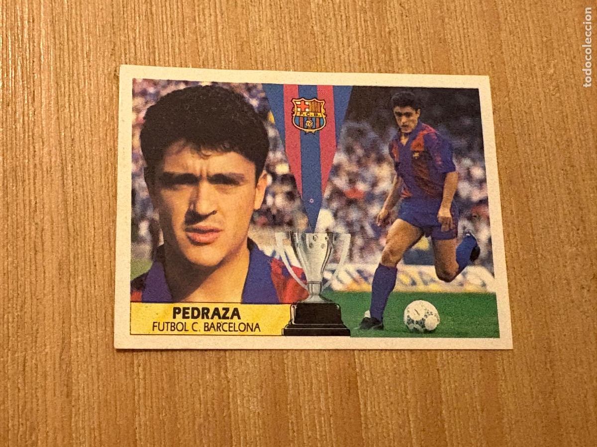 Cromos de F&uacute;tbol: 19. CROMO SIN PEGAR LIGA ESTE 1987-88 87-88 BAJA PEDRAZA BARCELONA