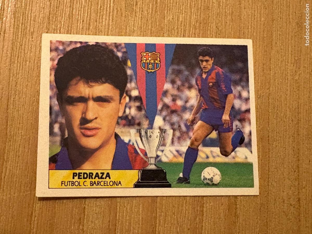 Cromos de F&uacute;tbol: 19. CROMO SIN PEGAR LIGA ESTE 1987-88 87-88 BAJA PEDRAZA BARCELONA