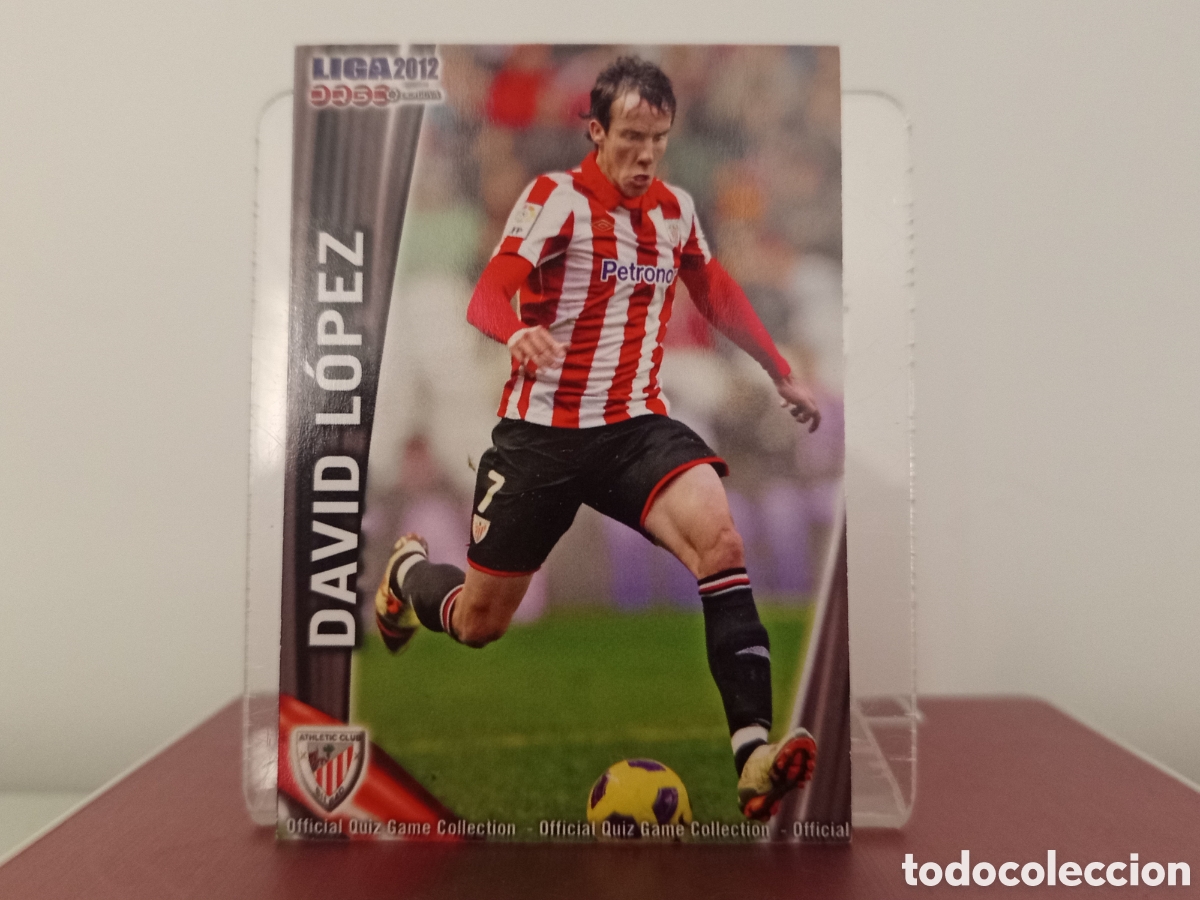 Football Stickers: ❇️ CROMO ⚽ DAVID L&Oacute;PEZ ATHLETIC DE BILBAO FICHAS LIGA QUIZ 11 12 2011 2012 MUNDICROMO ❇️