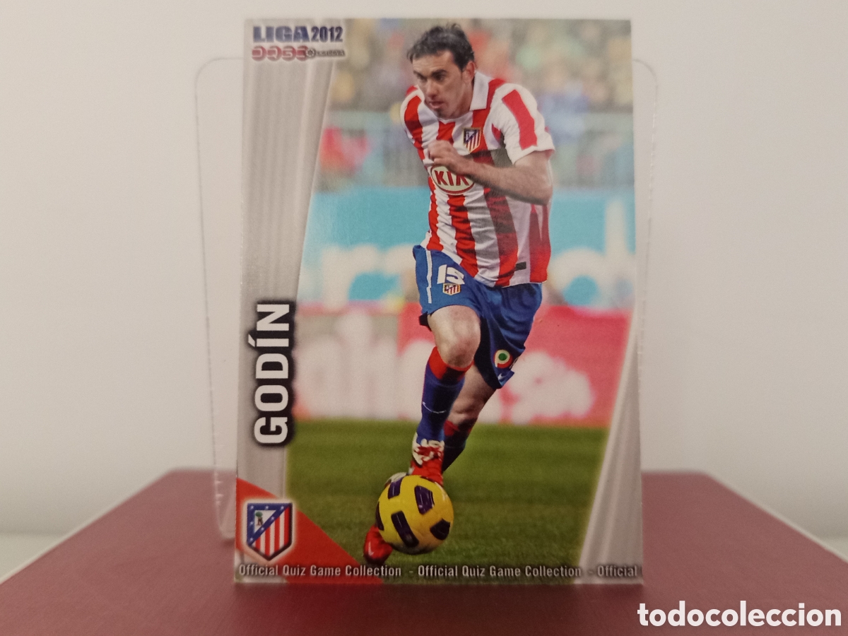 Figurine di Calcio: ❇️ CROMO ⚽ GOD&Iacute;N ATL&Eacute;TICO DE MADRID FICHAS LIGA QUIZ 11 12 2011 2012 MUNDICROMO ❇️