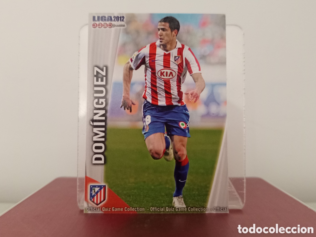 Cromos de F&uacute;tbol: ❇️ CROMO ⚽ DOM&Iacute;NGUEZ ATL&Eacute;TICO DE MADRID FICHAS LIGA QUIZ 11 12 2011 2012 MUNDICROMO ❇️