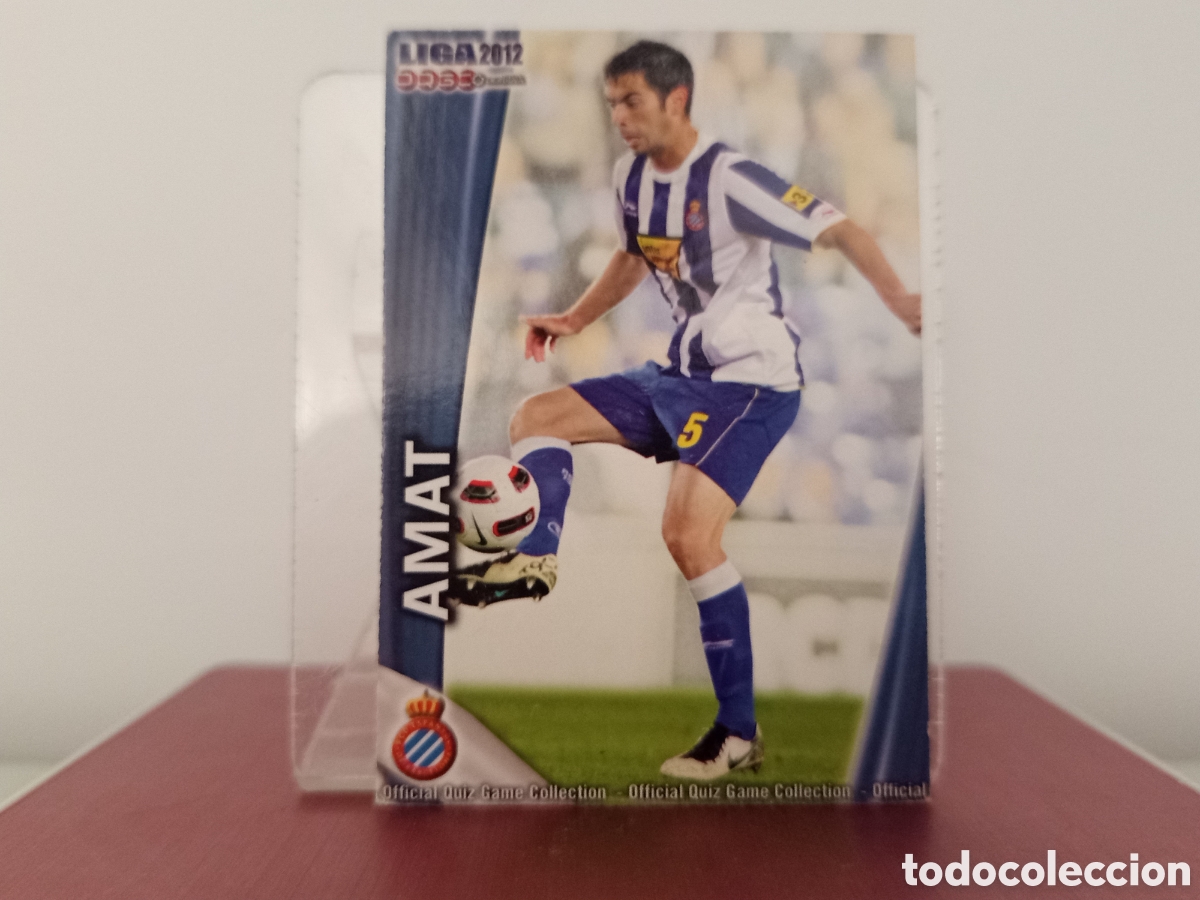 Cromos de F&uacute;tbol: ❇️ CROMO ⚽ AMAT ESPA&Ntilde;OL FICHAS LIGA QUIZ 11 12 2011 2012 MUNDICROMO ❇️