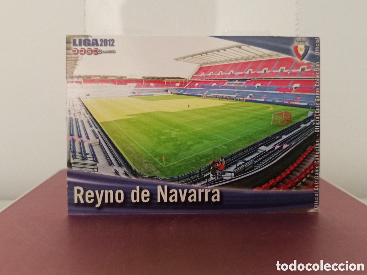 Football Stickers: ❇️ CROMO ⚽ ESTADIO REYNO DE NAVARRA OSASUNA FICHAS LIGA QUIZ 11 12 2011 2012 MUNDICROMO ❇️