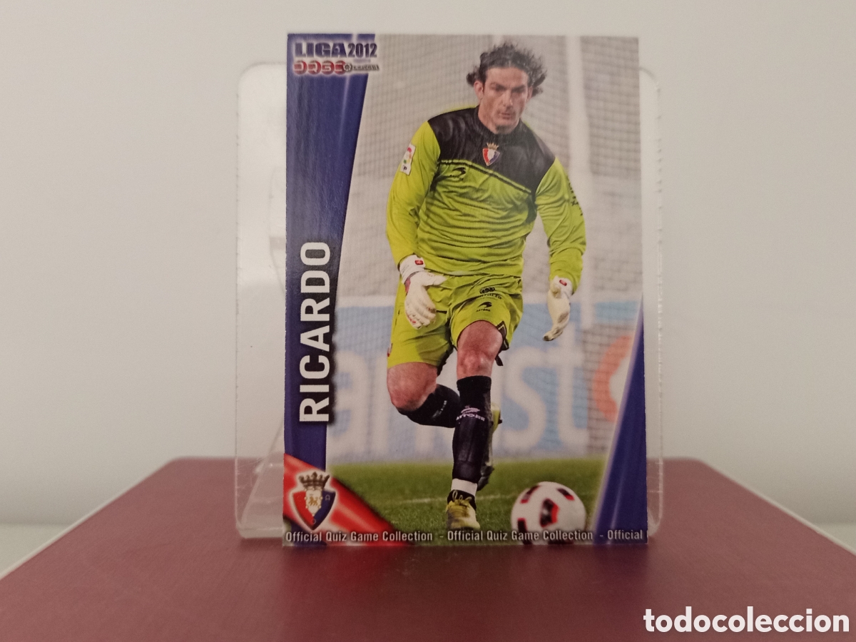 Fu&szlig;ball-Sticker: ❇️ CROMO ⚽ RICARDO OSASUNA FICHAS LIGA QUIZ 11 12 2011 2012 MUNDICROMO ❇️