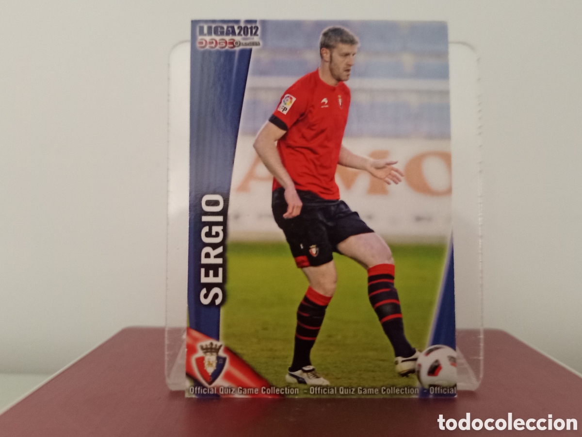 Football Stickers: ❇️ CROMO ⚽ SERGIO OSASUNA FICHAS LIGA QUIZ 11 12 2011 2012 MUNDICROMO ❇️