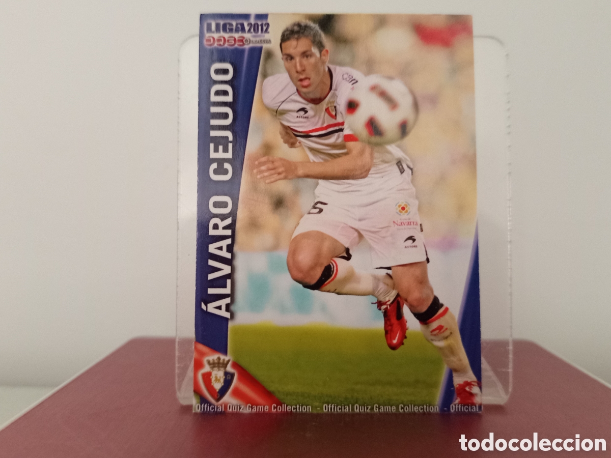 Fu&szlig;ball-Sticker: ❇️ CROMO ⚽ &Aacute;LVARO CEJUDO OSASUNA FICHAS LIGA QUIZ 11 12 2011 2012 MUNDICROMO ❇️