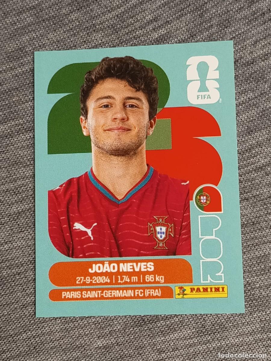 Cromos de F&uacute;tbol: JOAO NEVES POR 14 STICKER MUNDIAL 2026 PANINI FIFA WORLD CUP NUEVO