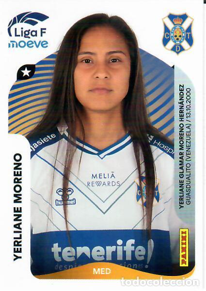 Cromos de F&uacute;tbol: CROMO PANINI LIGA FEMENINA F 2025-26 (25 - 26) - N&ordm; 116 - YERLIANE MORENO - COSTA ADEJE TENERIFE
