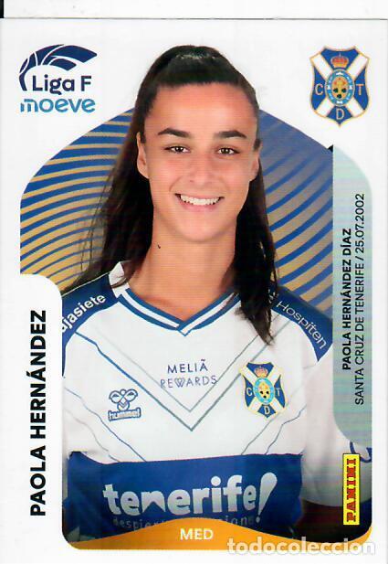 Cromos de F&uacute;tbol: CROMO PANINI LIGA FEMENINA F 2025-26 (25 - 26) - N&ordm; 117 - PAULA HERN&Aacute;NDEZ - COSTA ADEJE TENERIFE