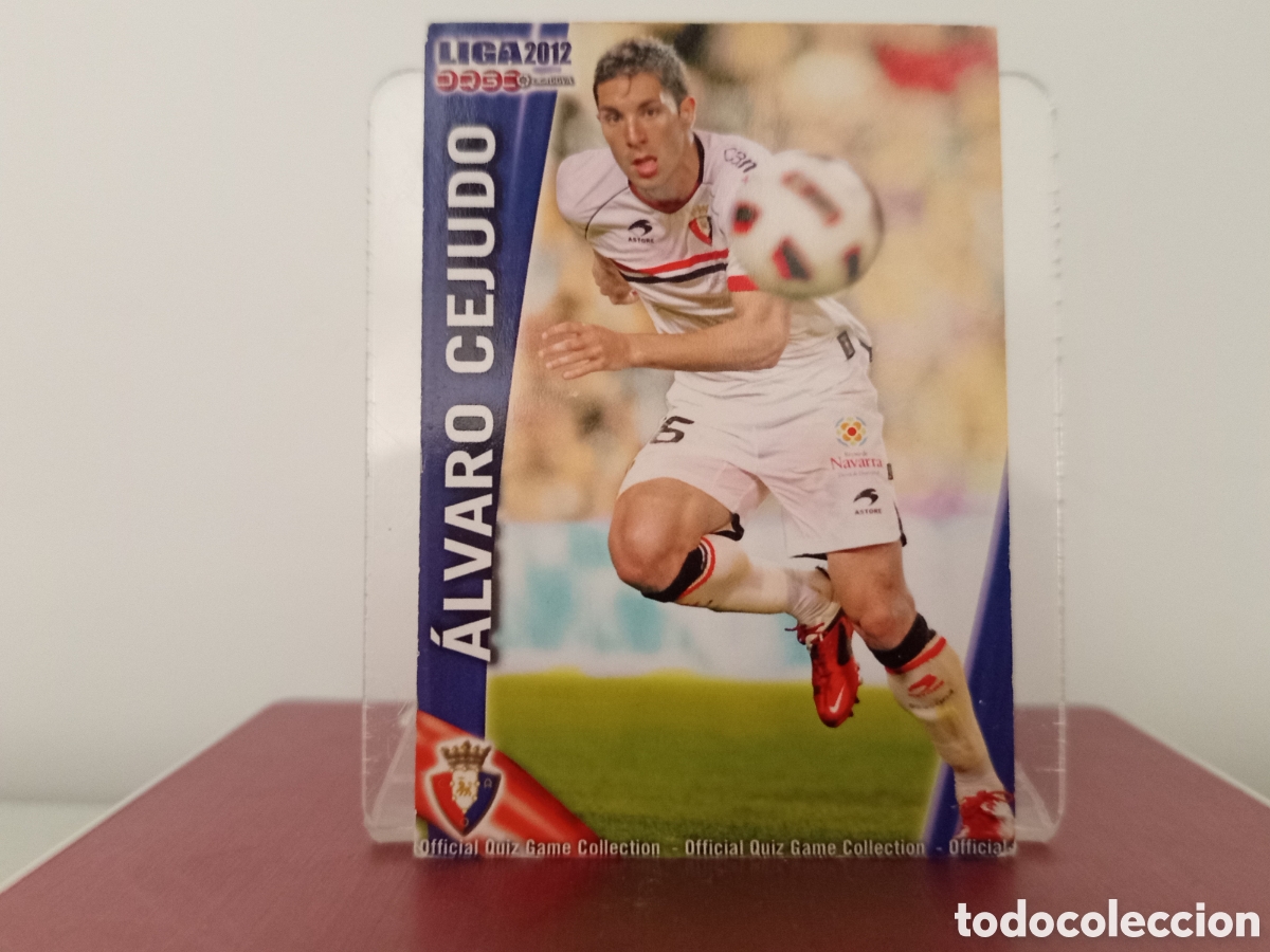 Fu&szlig;ball-Sticker: ❇️ CROMO ⚽ &Aacute;LVARO CEJUDO OSASUNA FICHAS LIGA QUIZ 11 12 2011 2012 MUNDICROMO ❇️