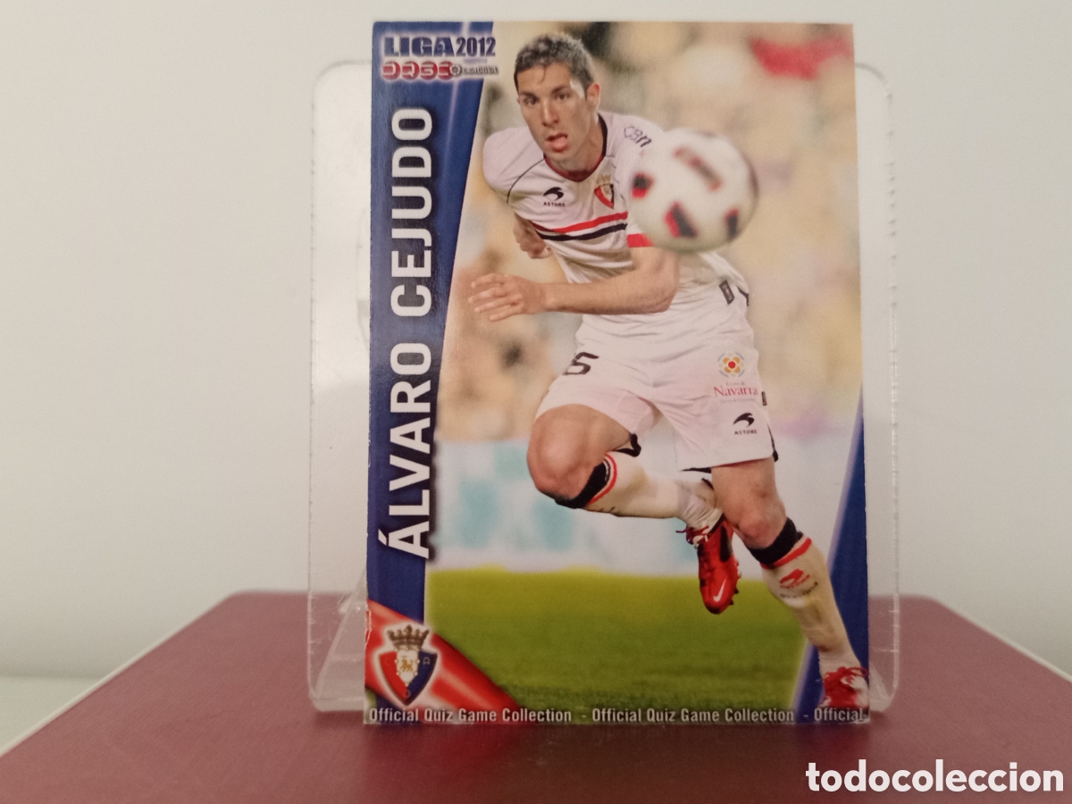 Fu&szlig;ball-Sticker: ❇️ CROMO ⚽ &Aacute;LVARO CEJUDO OSASUNA FICHAS LIGA QUIZ 11 12 2011 2012 MUNDICROMO ❇️