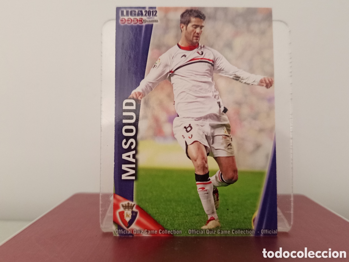 Fu&szlig;ball-Sticker: ❇️ CROMO ⚽ MASOUD OSASUNA FICHAS LIGA QUIZ 11 12 2011 2012 MUNDICROMO ❇️
