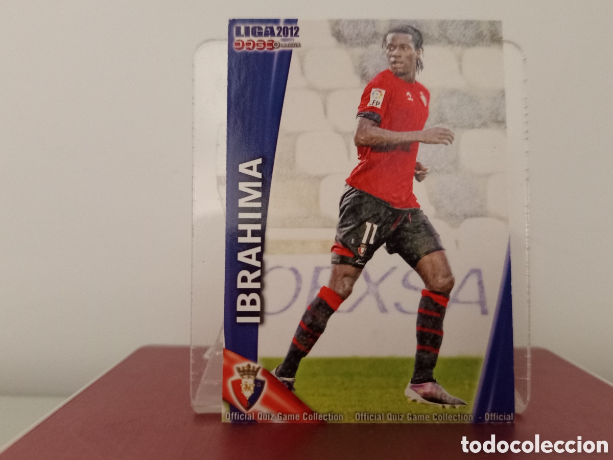 Cromos de Futebol: ❇️ CROMO ⚽ IBRAHIMA OSASUNA FICHAS LIGA QUIZ 11 12 2011 2012 MUNDICROMO ❇️