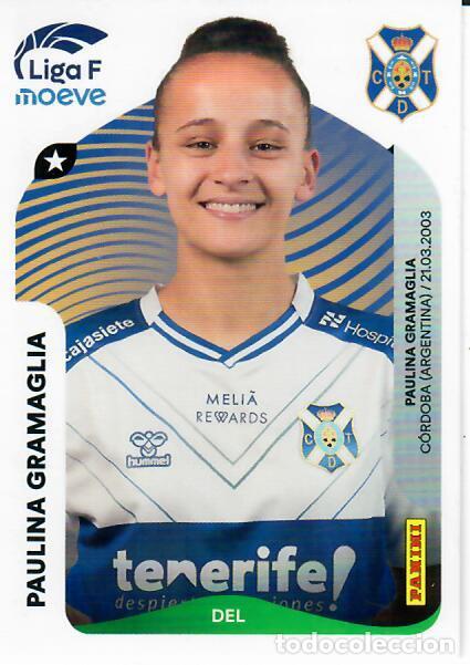 Cromos de F&uacute;tbol: CROMO PANINI LIGA FEMENINA F 2025-26 (25 - 26) - N&ordm; 121 B - PAULINA GRAMAGLIA - COSTA ADEJE TENERIFE
