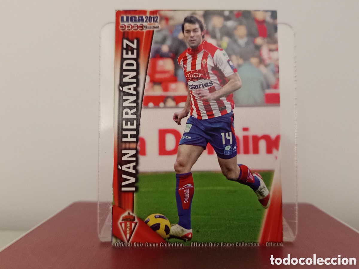 Cartes &agrave; collectionner de Football: ❇️ CROMO ⚽ IV&Aacute;N HERN&Aacute;NDEZ SPORTING DE GIJ&Oacute;N FICHAS LIGA QUIZ 11 12 2011 2012 MUNDICROMO ❇️