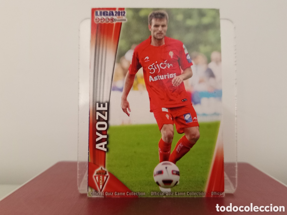 Cartes &agrave; collectionner de Football: ❇️ CROMO ⚽ AYOZE SPORTING DE GIJ&Oacute;N FICHAS LIGA QUIZ 11 12 2011 2012 MUNDICROMO ❇️