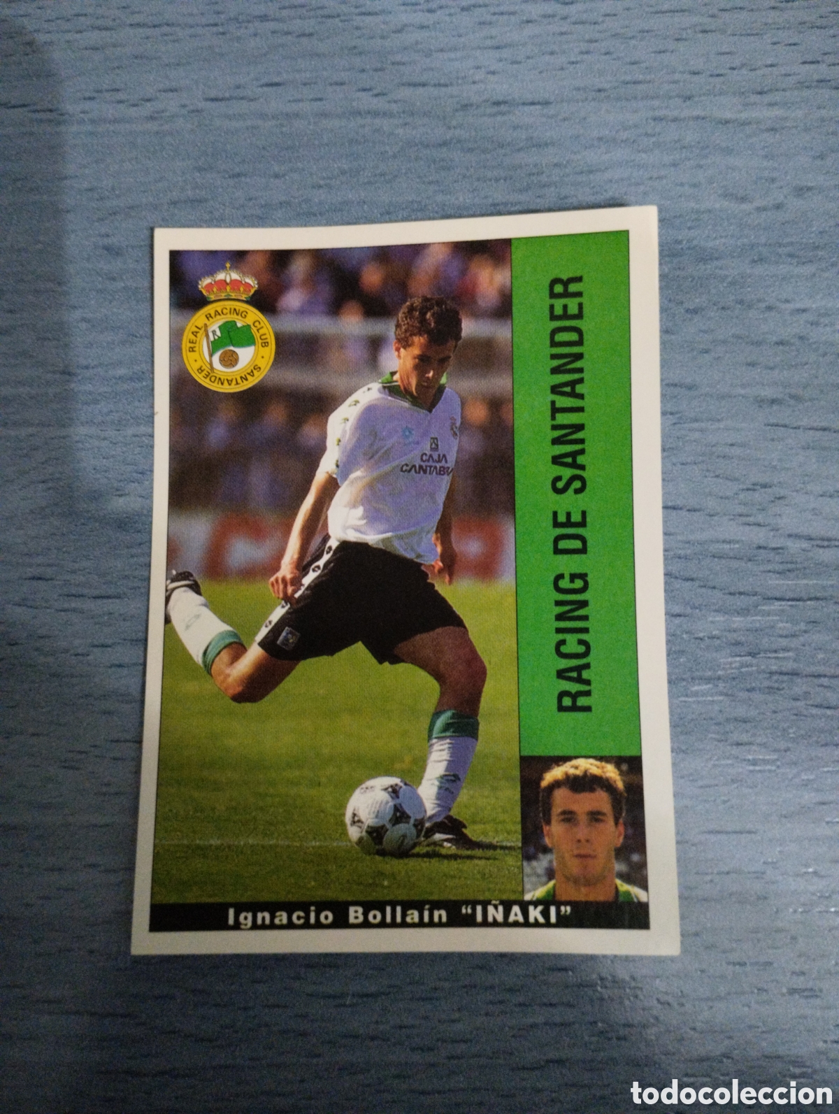 Cartes &agrave; collectionner de Football: Cromo Panini liga 95 96 I&ntilde;aki Racing de Santander sin pegar