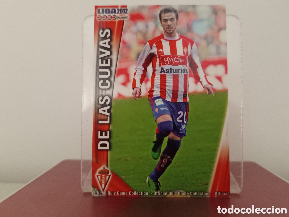 Cartes &agrave; collectionner de Football: ❇️ CROMO ⚽ DE LAS CUEVAS SPORTING DE GIJ&Oacute;N FICHAS LIGA QUIZ 11 12 2011 2012 MUNDICROMO ❇️