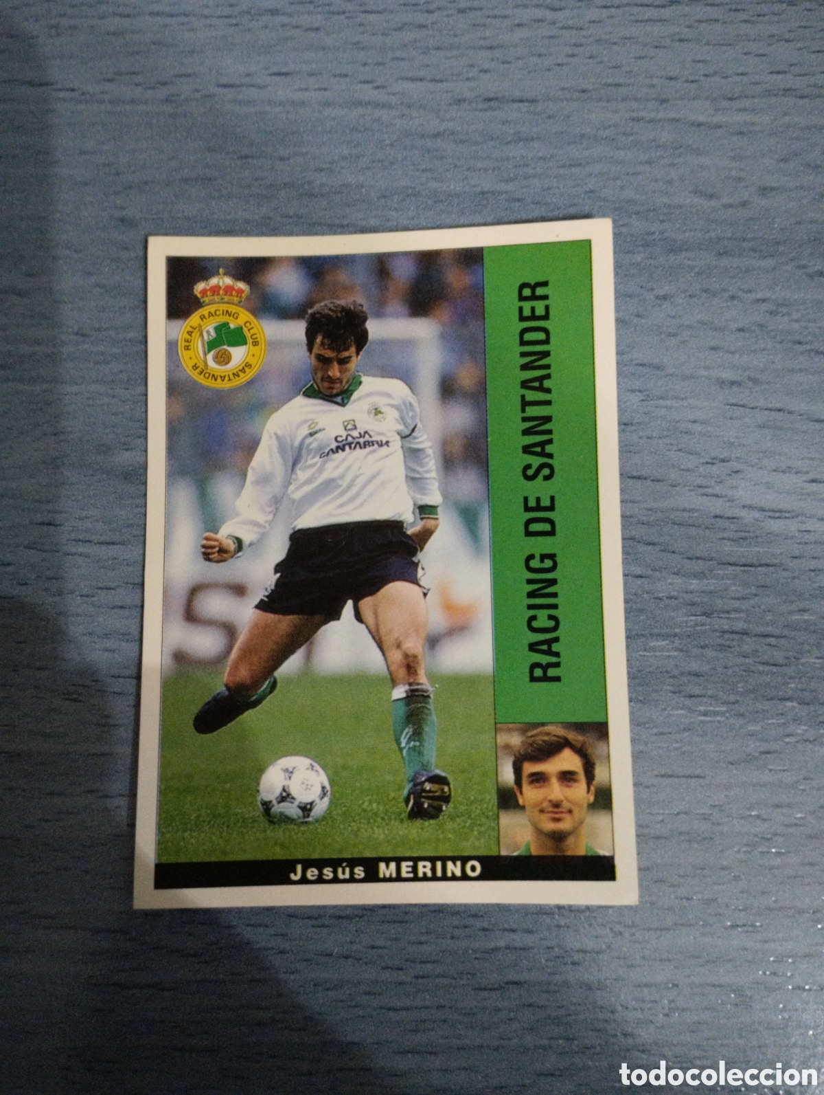Cartes &agrave; collectionner de Football: Cromo Panini liga 95 96 merino Racing de Santander sin pegar