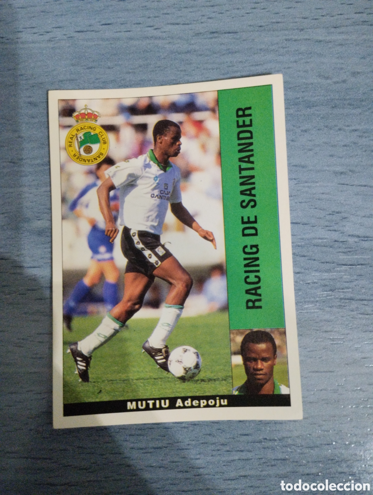 Cartes &agrave; collectionner de Football: Cromo Panini liga 95 96 mutiu Racing de Santander sin pegar