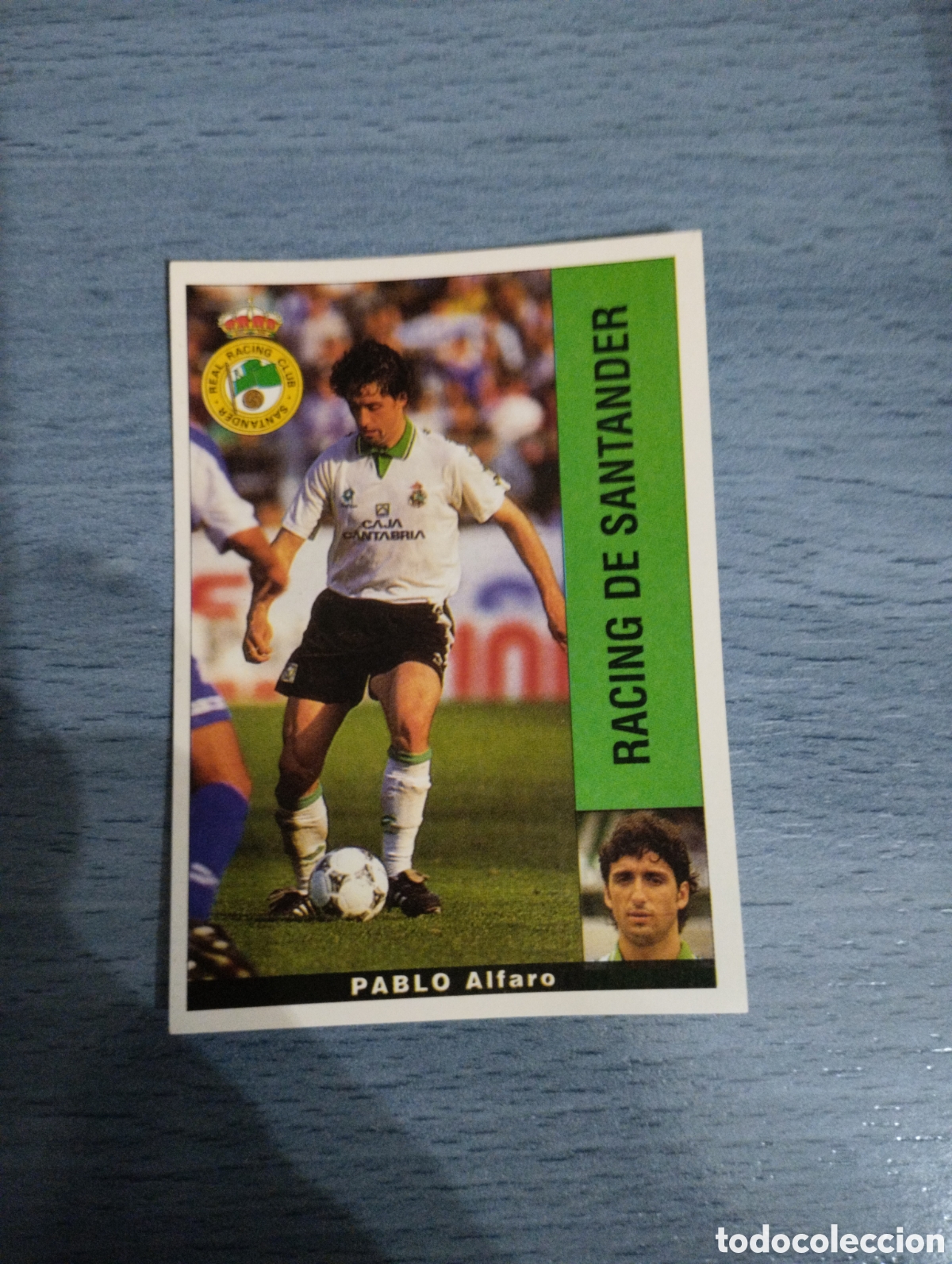 Cartes &agrave; collectionner de Football: Cromo Panini liga 95 96 Pablo Racing de Santander sin pegar