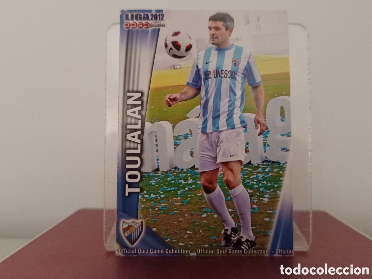 Cartes &agrave; collectionner de Football: ❇️ CROMO ⚽ TOULALAN M&Aacute;LAGA FICHAS LIGA QUIZ 11 12 2011 2012 MUNDICROMO ❇️