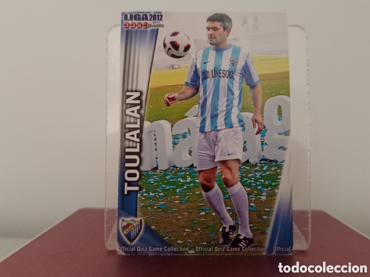 Cartes &agrave; collectionner de Football: ❇️ CROMO ⚽ TOULALAN M&Aacute;LAGA FICHAS LIGA QUIZ 11 12 2011 2012 MUNDICROMO ❇️