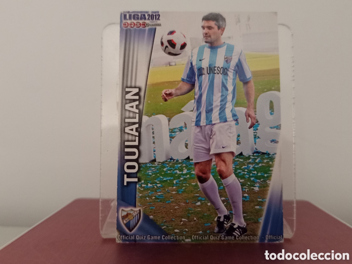 Cartes &agrave; collectionner de Football: ❇️ CROMO ⚽ TOULALAN M&Aacute;LAGA FICHAS LIGA QUIZ 11 12 2011 2012 MUNDICROMO ❇️