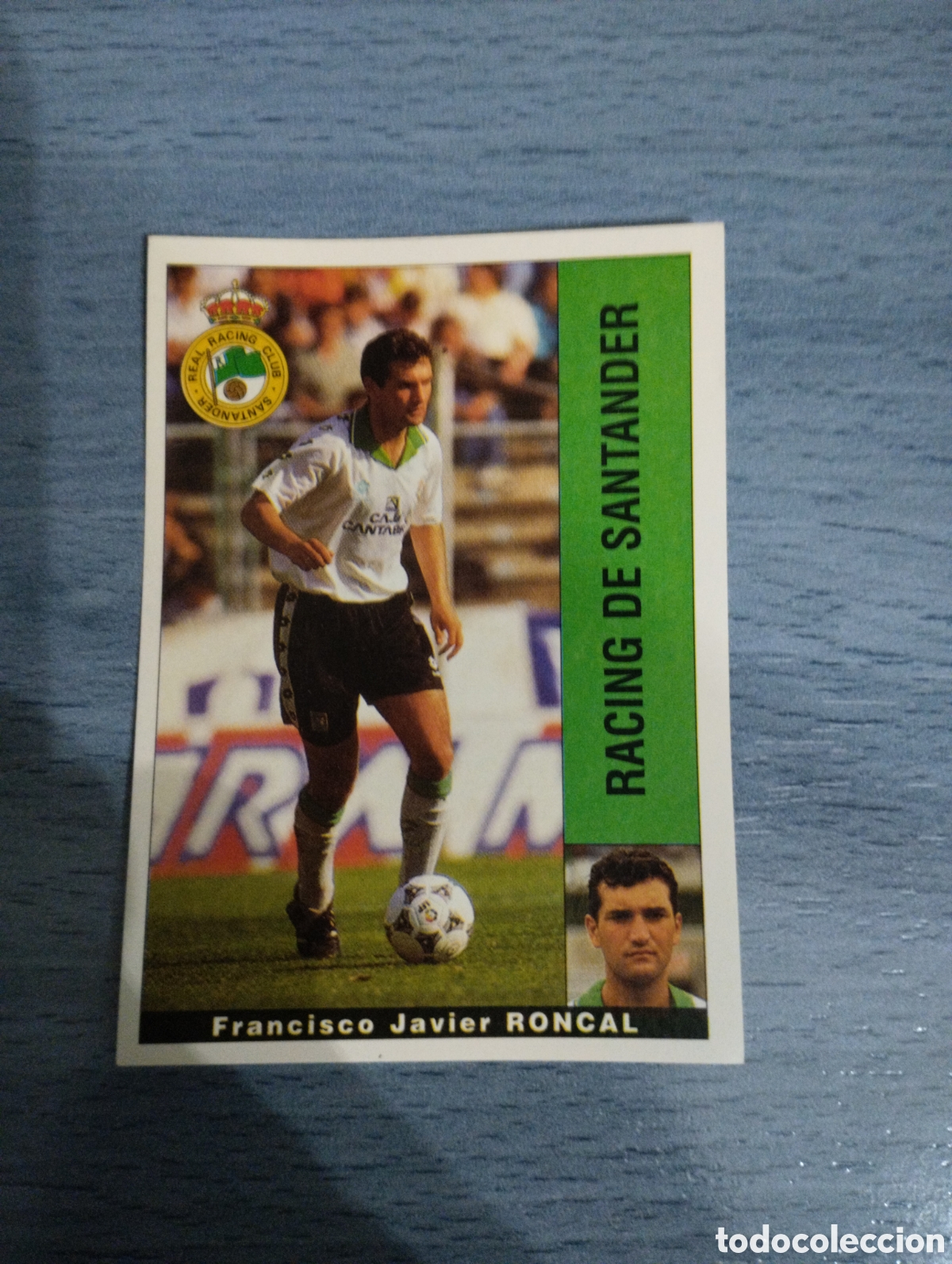 Cartes &agrave; collectionner de Football: Cromo Panini liga 95 96 roncal Racing de Santander sin pegar