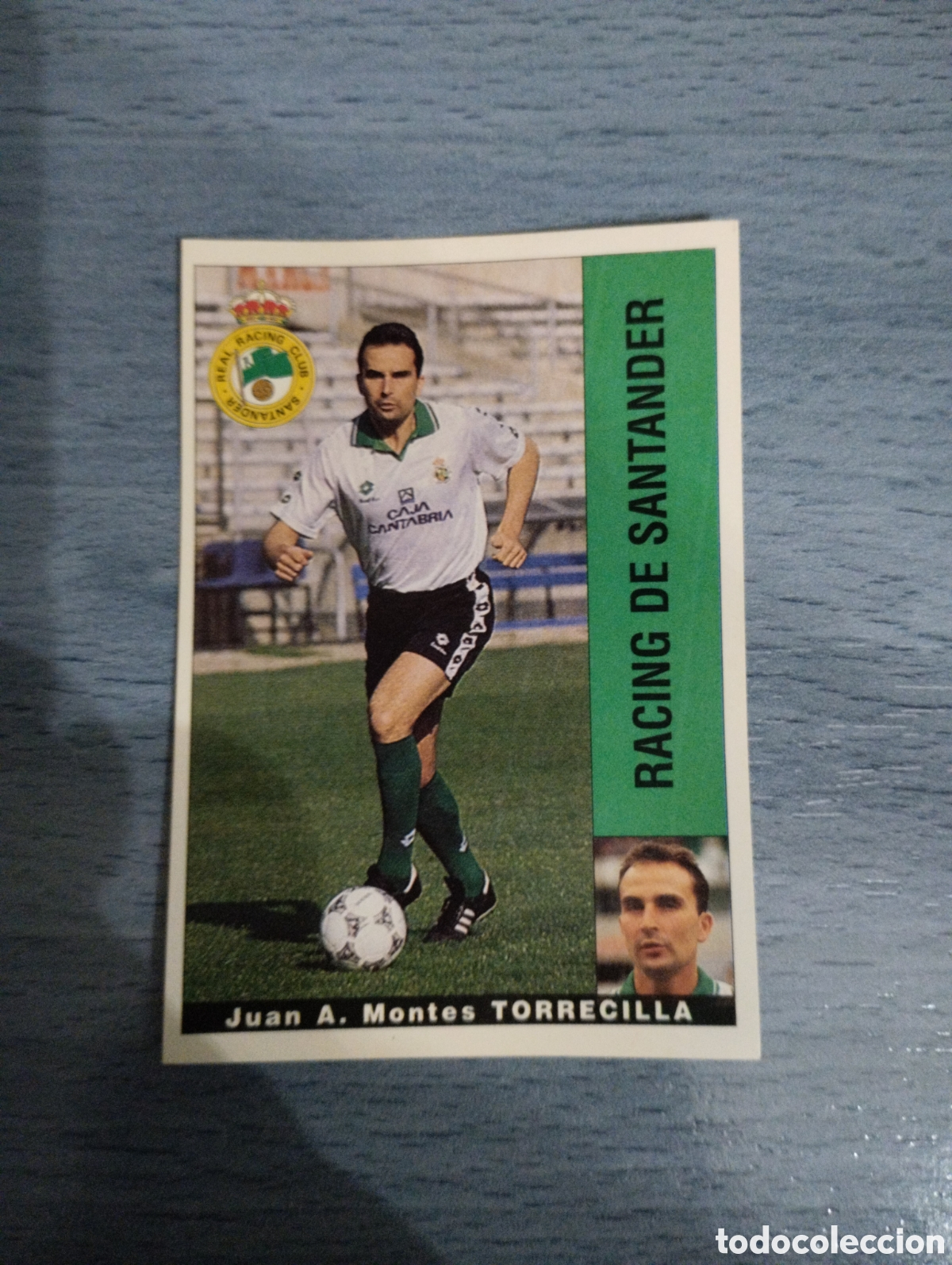 Cartes &agrave; collectionner de Football: Cromo Panini liga 95 96 torrecilla Racing de Santander sin pegar