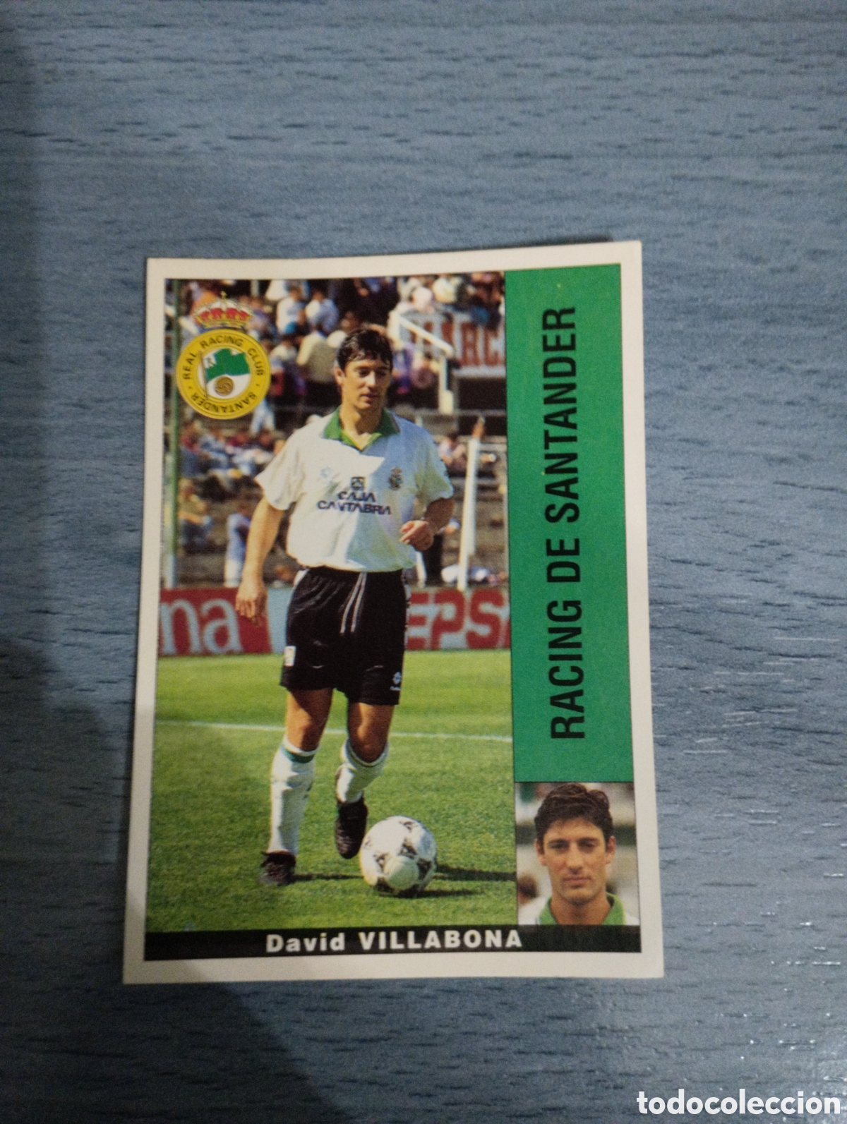 Cartes &agrave; collectionner de Football: Cromo Panini liga 95 96 villabona Racing de Santander sin pegar