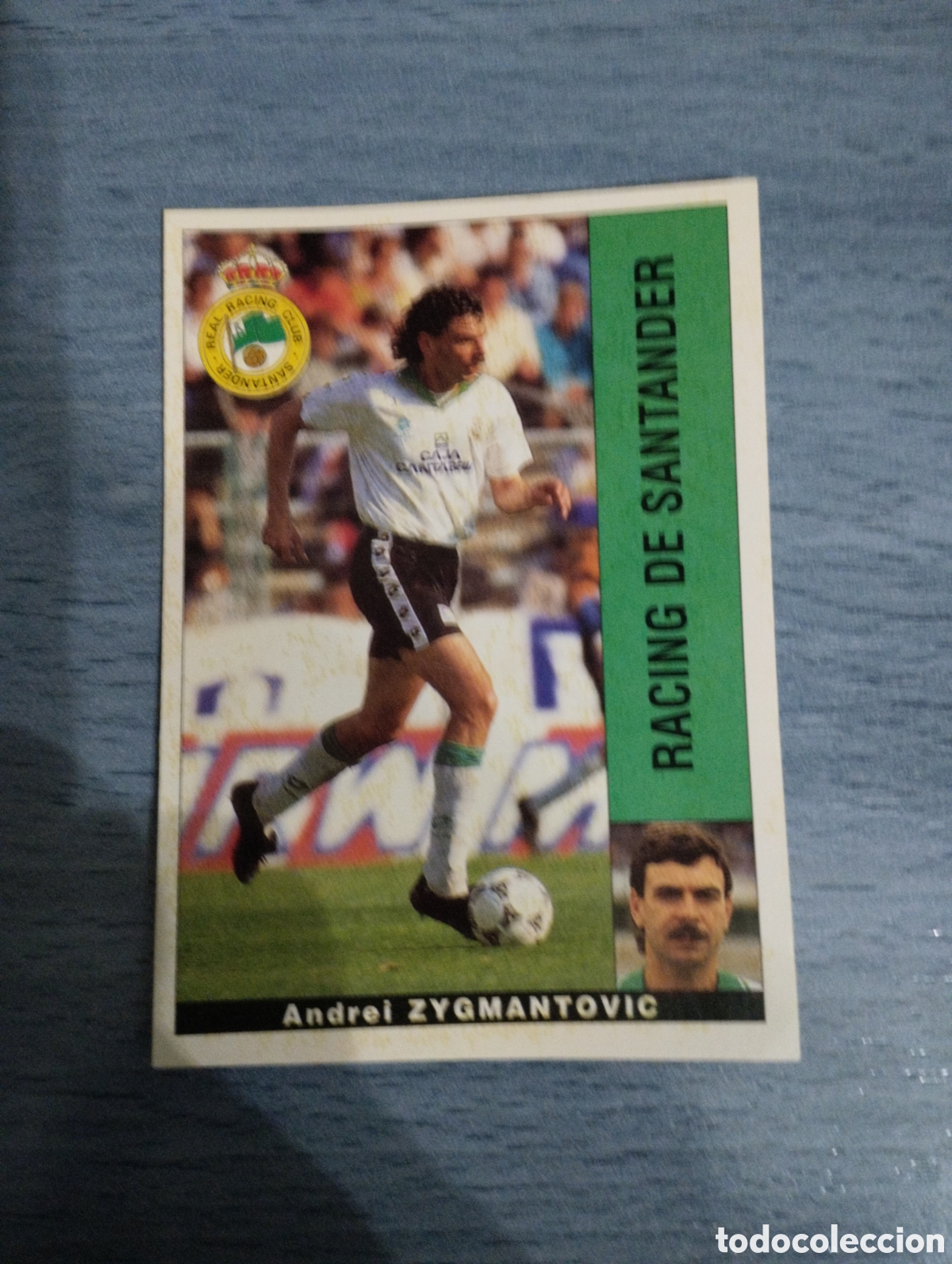 Cartes &agrave; collectionner de Football: Cromo Panini liga 95 96 zygmantovic Racing de Santander sin pegar