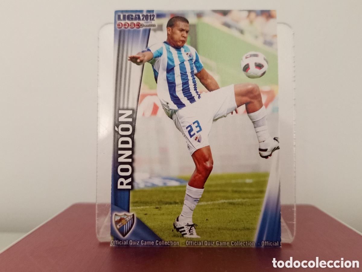 Cromos de F&uacute;tbol: ❇️ CROMO ⚽ ROND&Oacute;N M&Aacute;LAGA FICHAS LIGA QUIZ 11 12 2011 2012 MUNDICROMO ❇️