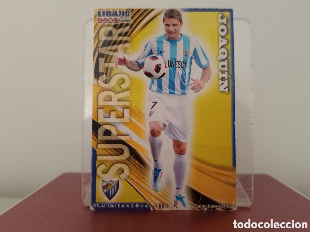 Cromos de F&uacute;tbol: ❇️ CROMO ⚽ JOAQU&Iacute;N M&Aacute;LAGA 294 SUPERSTAR FICHAS LIGA QUIZ 11 12 2011 2012 MUNDICROMO ❇️