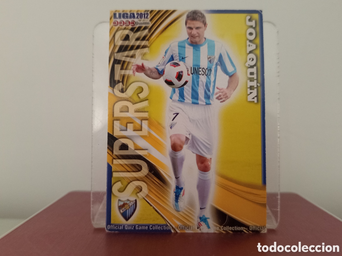 Cromos de F&uacute;tbol: ❇️ CROMO ⚽ JOAQU&Iacute;N M&Aacute;LAGA 294 SUPERSTAR FICHAS LIGA QUIZ 11 12 2011 2012 MUNDICROMO ❇️