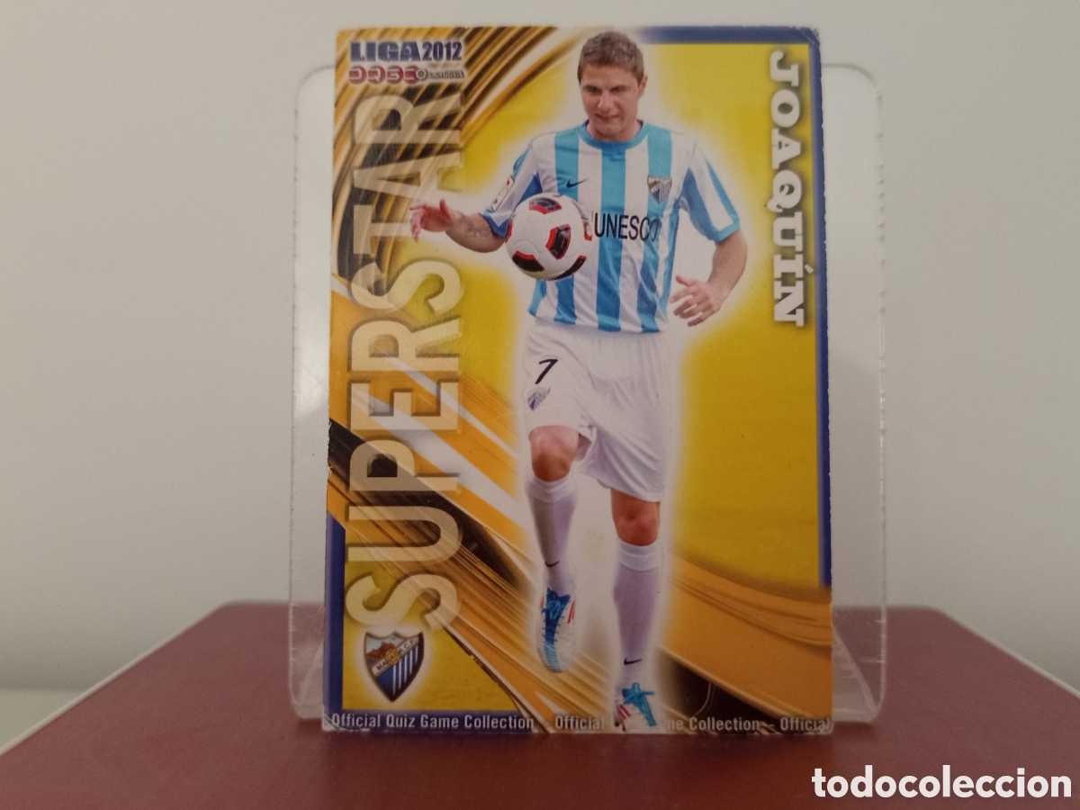 Cromos de F&uacute;tbol: ❇️ CROMO ⚽ JOAQU&Iacute;N M&Aacute;LAGA 294 SUPERSTAR FICHAS LIGA QUIZ 11 12 2011 2012 MUNDICROMO ❇️