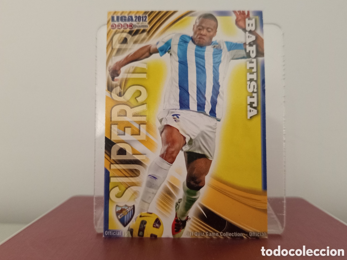 Cromos de F&uacute;tbol: ❇️ CROMO ⚽ BAPTISTA M&Aacute;LAGA 295 SUPERSTAR FICHAS LIGA QUIZ 11 12 2011 2012 MUNDICROMO ❇️
