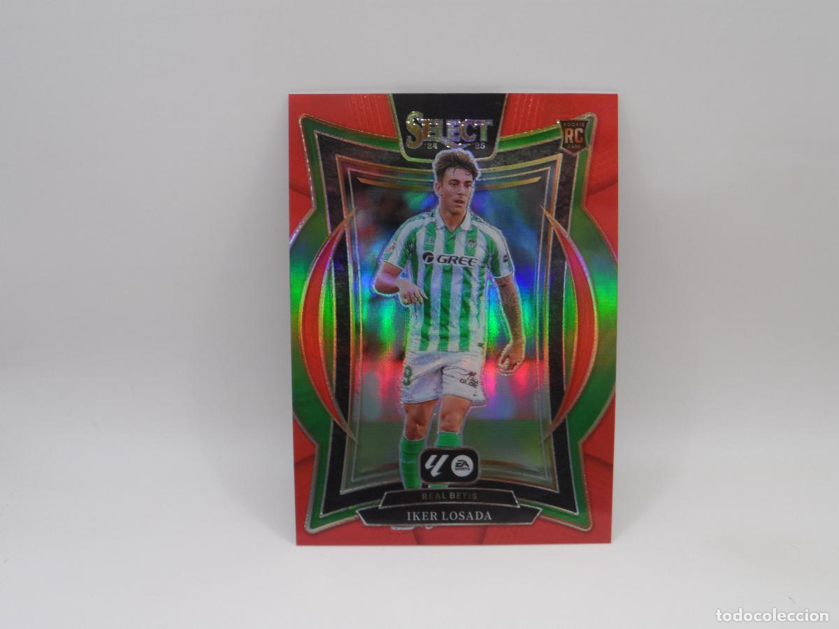 Cromos de F&uacute;tbol: 36 IKER LOSADA PARALELA RED PRIZM PRIZM BETIS PANINI SELECT 2024 2025 24 25 ROOKIE
