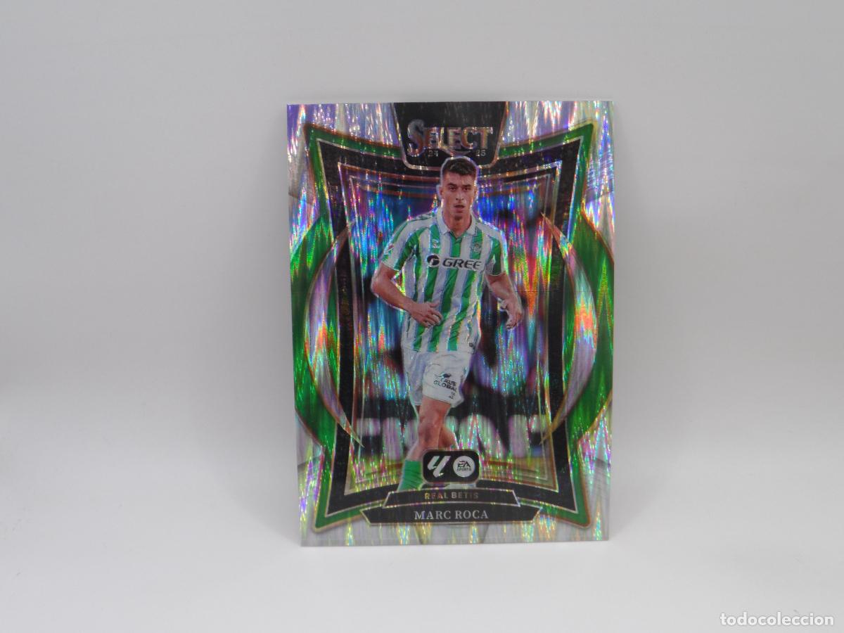 Cromos de F&uacute;tbol: 38 MARC ROCA PARALELA FLASH PRIZM BETIS PANINI SELECT 2024 2025 24 25