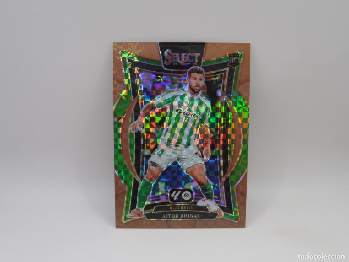 Cromos de F&uacute;tbol: 37 AITOR RUIBAR NUMERADA /59 CHECKER BRONCE BETIS PANINI SELECT 2024 2025 24 25 PRIZM