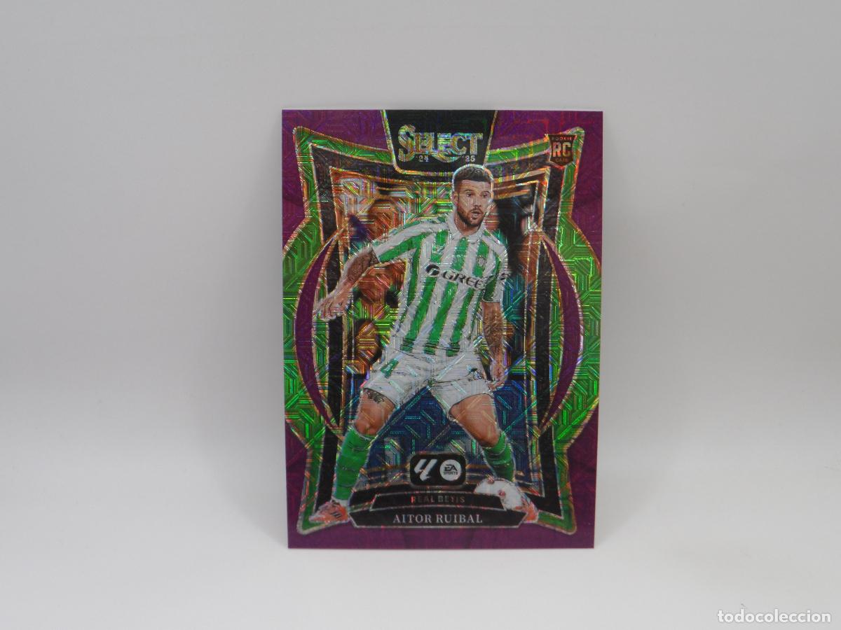 Cromos de F&uacute;tbol: 37 AITOR RUIBAL PARALELA PURPLE MOJO BETIS PANINI SELECT LIGA 2024 2025 24 25 PRIZM