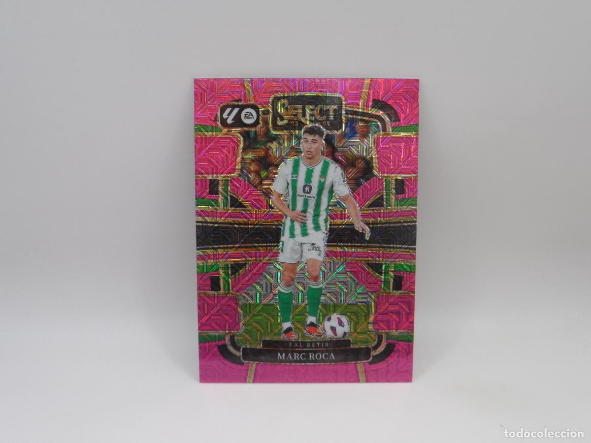 Cromos de F&uacute;tbol: 61 MARC ROCA NUMERADA /115 PINK MOJO BETIS PANINI SELECT LIGA 2023 2024 23 24 PRIZM