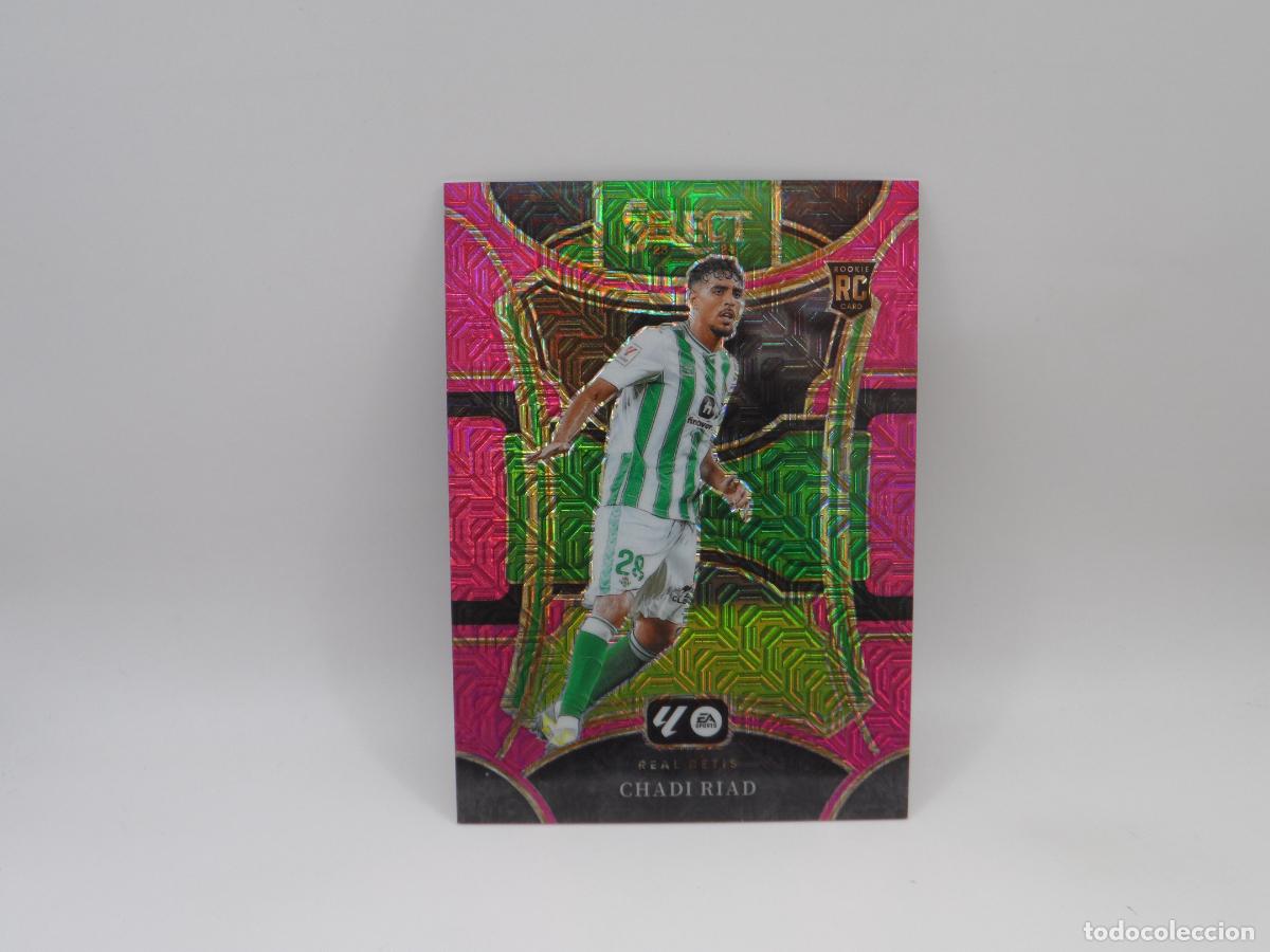 Cromos de F&uacute;tbol: 166 CHADI RIAD ROOKIE NUMERADA /115 PINK MOJO BETIS PANINI SELECT LIGA 2023 2024 23 24 PRIZM