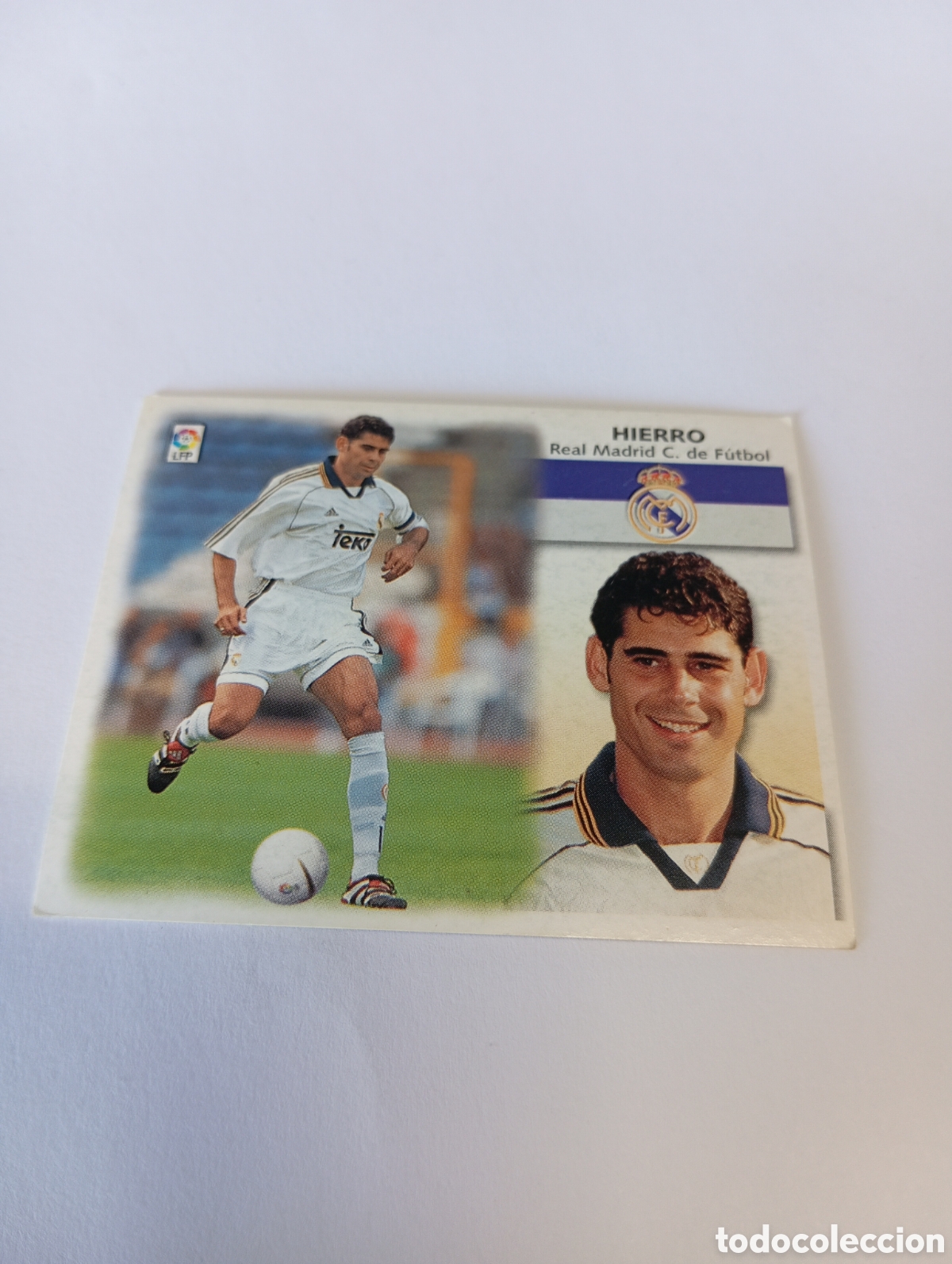 Cromos de F&uacute;tbol: HIERRO Real Madrid LIGA ESTE 1999 2000 PANINI 99 00 NUEVO SIN PEGAR