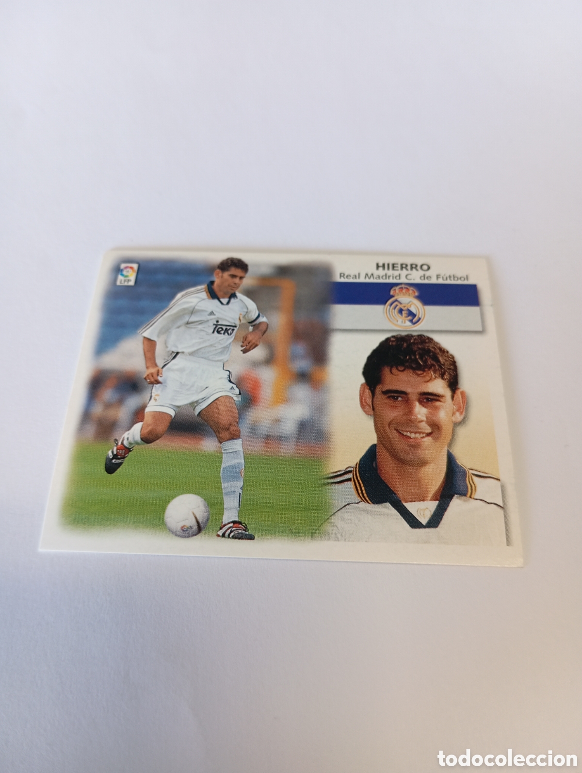 Cromos de F&uacute;tbol: HIERRO Real Madrid LIGA ESTE 1999 2000 PANINI 99 00 NUEVO SIN PEGAR