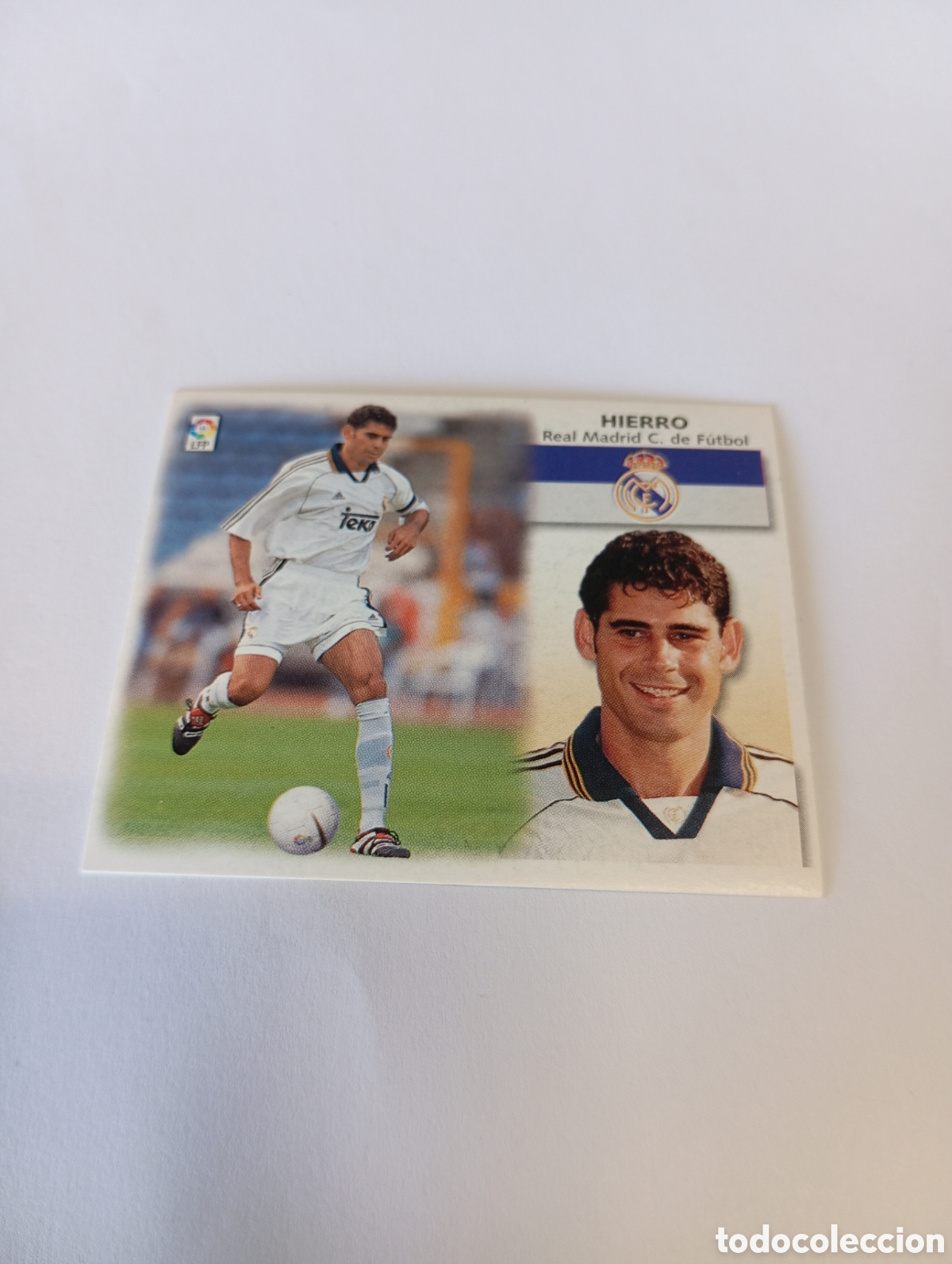 Cromos de F&uacute;tbol: HIERRO Real Madrid LIGA ESTE 1999 2000 PANINI 99 00 NUEVO SIN PEGAR