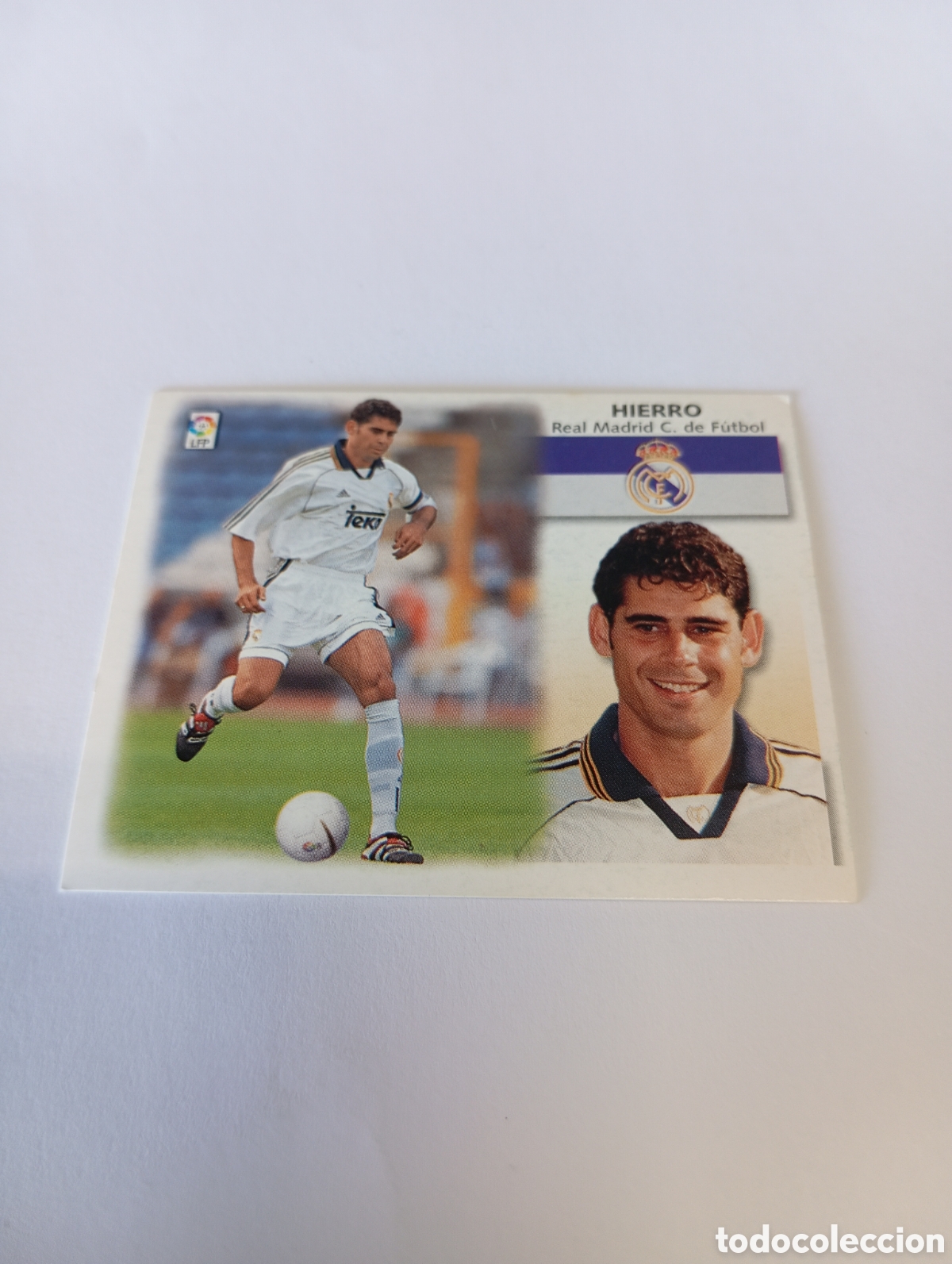 Cromos de F&uacute;tbol: HIERRO Real Madrid LIGA ESTE 1999 2000 PANINI 99 00 NUEVO SIN PEGAR