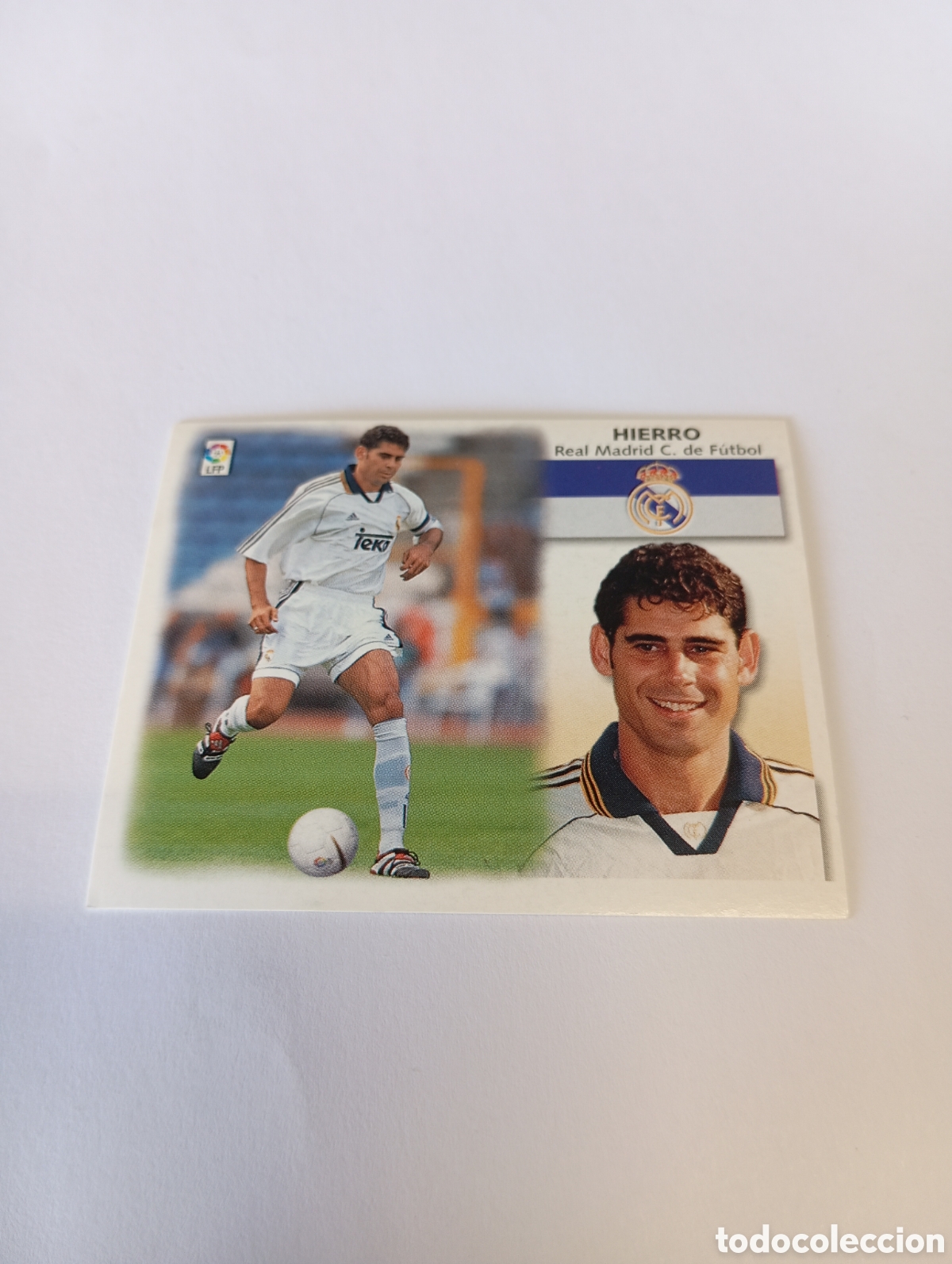 Cromos de F&uacute;tbol: HIERRO Real Madrid LIGA ESTE 1999 2000 PANINI 99 00 NUEVO SIN PEGAR