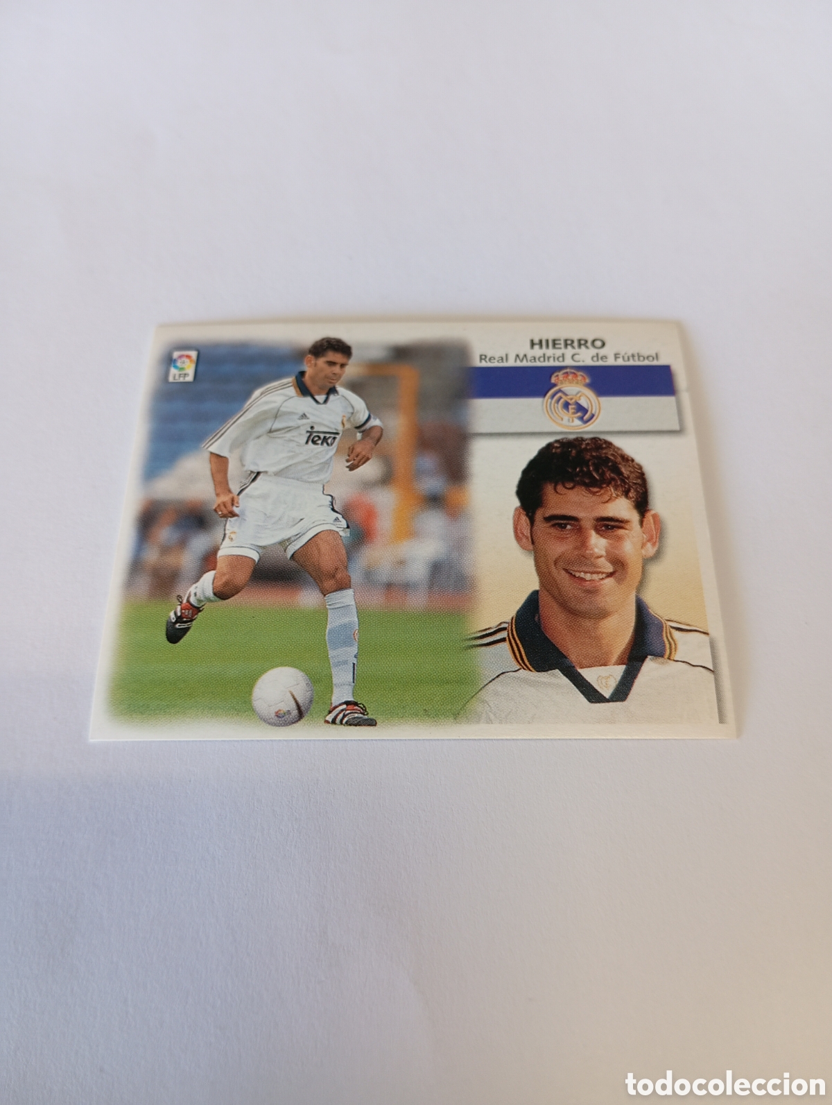 Cromos de F&uacute;tbol: HIERRO Real Madrid LIGA ESTE 1999 2000 PANINI 99 00 NUEVO SIN PEGAR